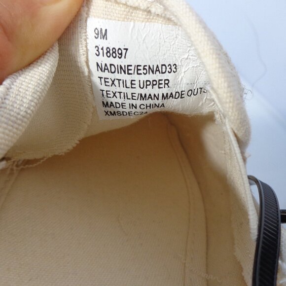 New! Esprit Women's Nadine Espadrilles with Crochet Upper Cream Slip-on Size 9M - Picture 4 of 7